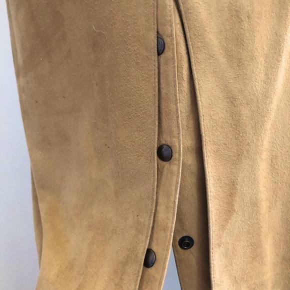 Vintage Suede Midi Skirt - Picture 6 of 9